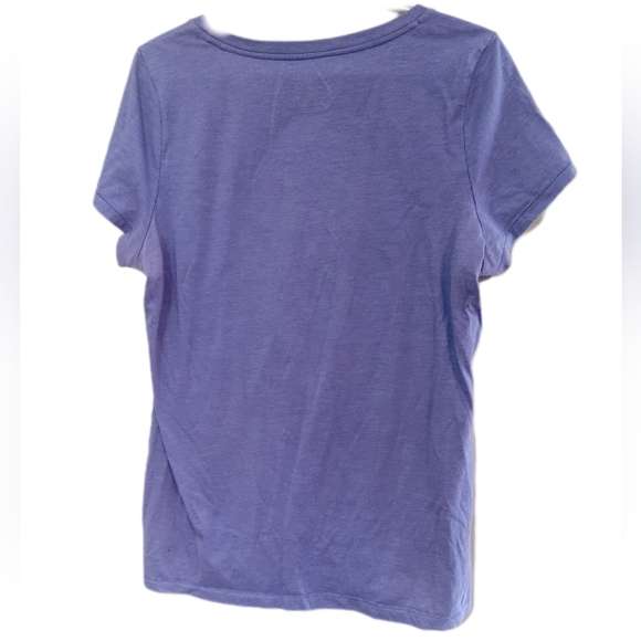 American Eagle Purple Graphic Tee - Picture 3 of 4